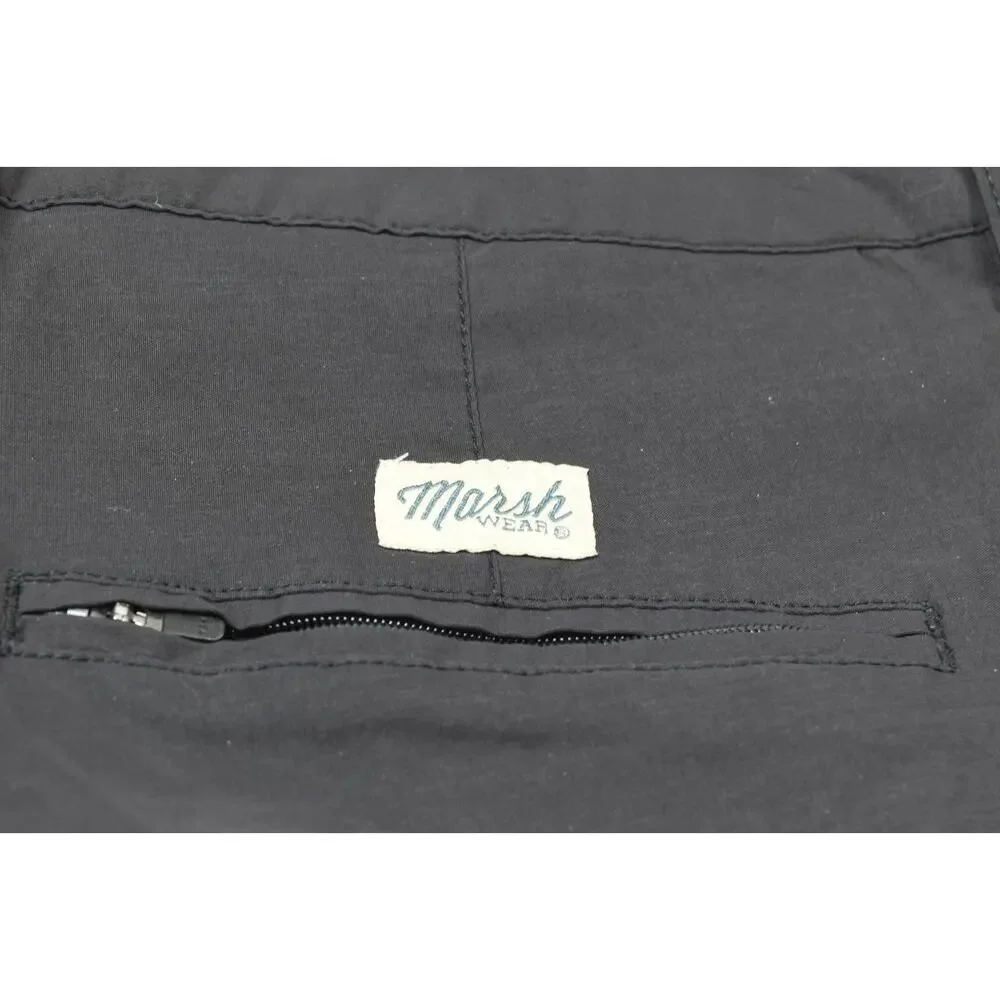 Marsh Wear Shorts Mens 38 Black Lightweight Stretch Drawstring 9
